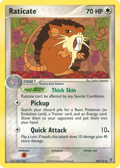 RG: Raticate (Reverse Holofoil)