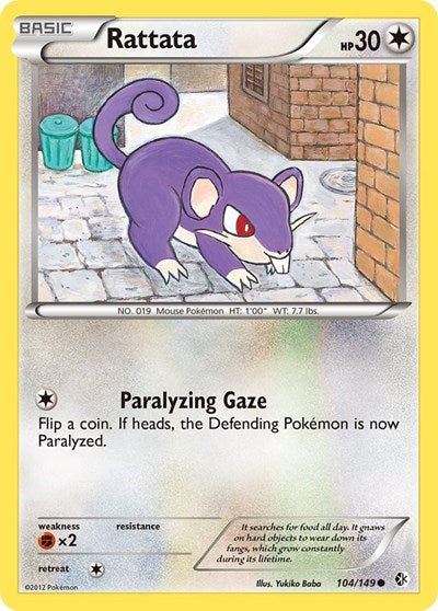 BCR: Rattata (Reverse Holofoil)
