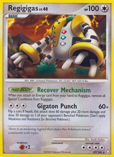 LA: Regigigas (37) (Reverse Holofoil)