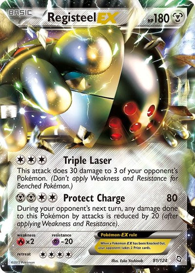 DRX: Registeel EX (Holofoil)