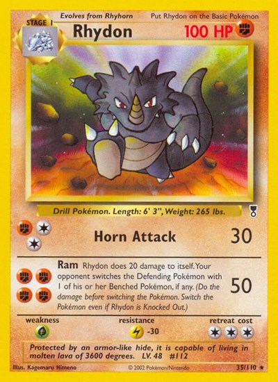 LC: Rhydon (Reverse Holofoil)
