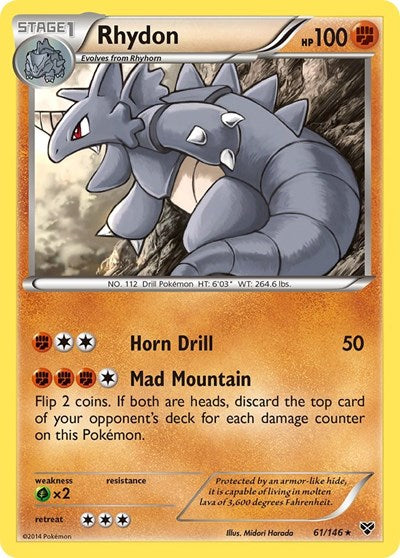XY: Rhydon (Reverse Holofoil)