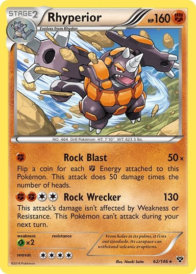 XY: Rhyperior (Reverse Holofoil)