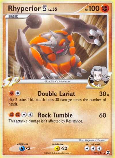 RR: Rhyperior E4 (Reverse Holofoil)