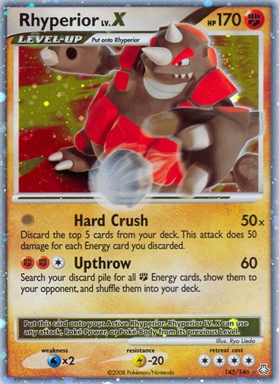 LA: Rhyperior LV.X (Holofoil)