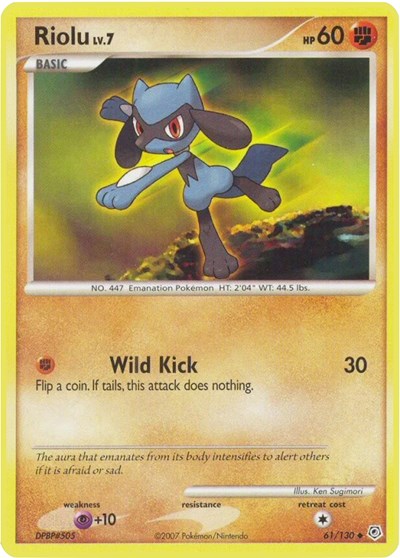 DP: Riolu (Reverse Holofoil)