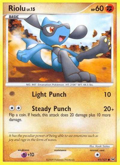 PL: Riolu (Reverse Holofoil)