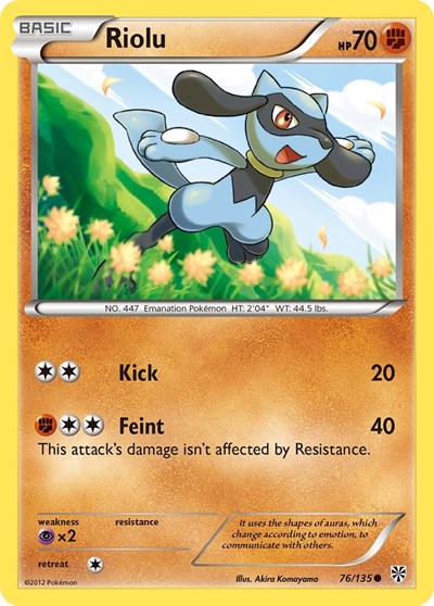 PLS: Riolu (76) (Reverse Holofoil)