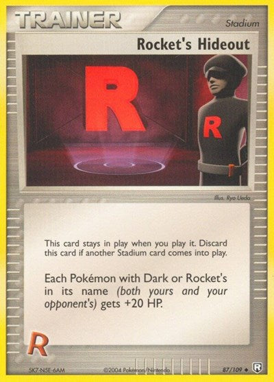 RR: Rocket's Hideout (Reverse Holofoil)