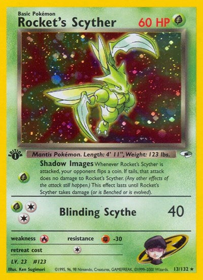 G1: Rocket's Scyther (1st Edition Holofoil)