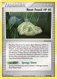 HP: Root Fossil (Reverse Holofoil)
