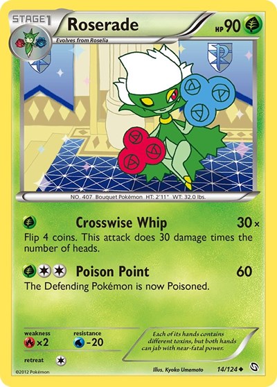 DRX: Roserade (14) (Reverse Holofoil)