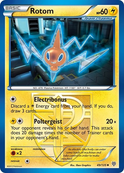 PLS: Rotom (Team Plasma) (Reverse Holofoil)