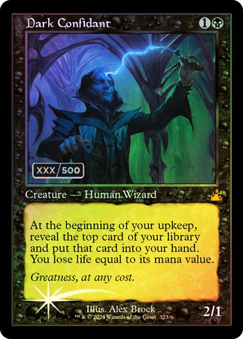 RVR: Dark Confidant (Retro Frame) (Serial Numbered) (Foil)