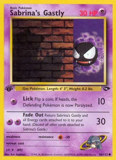 G2: Sabrina's Gastly (96) (1st Edition)