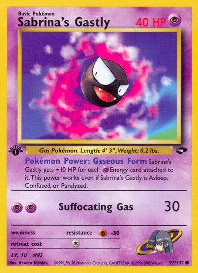 G2: Sabrina's Gastly (97) (1st Edition)