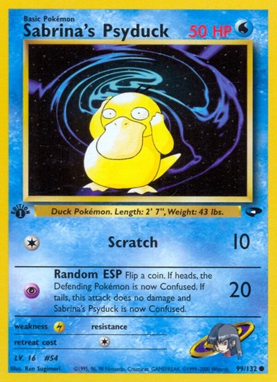 G2: Sabrina's Psyduck (1st Edition)