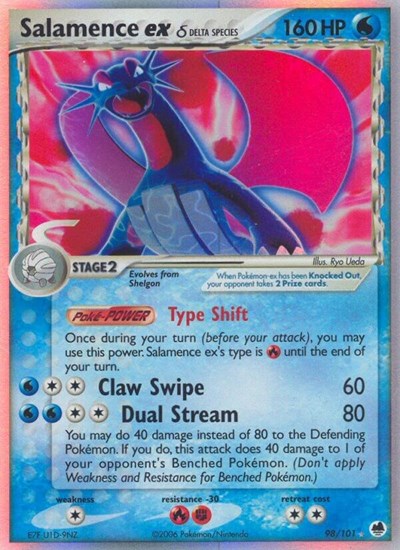 DF: Salamence ex (Delta Species) (Holofoil)
