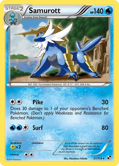 BLW: Samurott (31) (Reverse Holofoil)