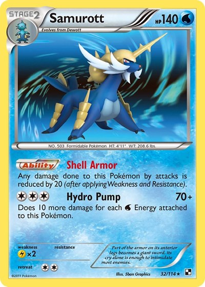 BLW: Samurott (32) (Reverse Holofoil)