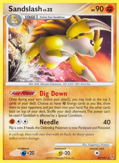 SV: Sandslash (Reverse Holofoil)