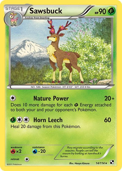 BLW: Sawsbuck (Reverse Holofoil)