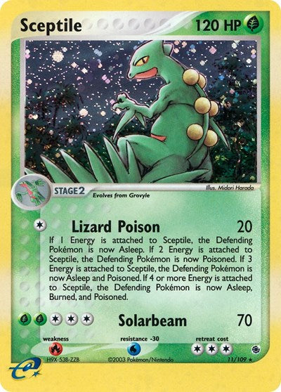 RS: Sceptile - 11/109 (Reverse Holofoil)