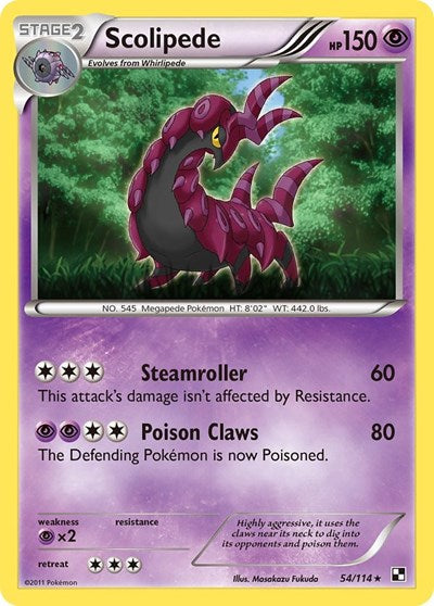 BLW: Scolipede (Reverse Holofoil)