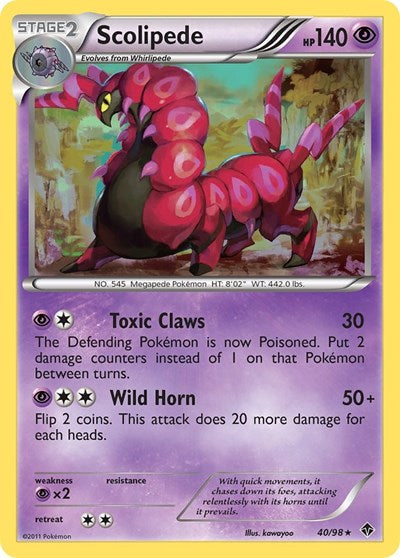 EPO: Scolipede (Reverse Holofoil)