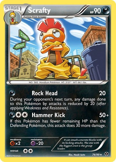 NXD: Scrafty (Holofoil)