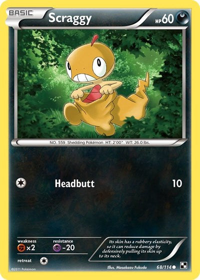 BLW: Scraggy (Reverse Holofoil)
