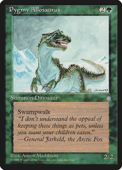 ICE: Pygmy Allosaurus