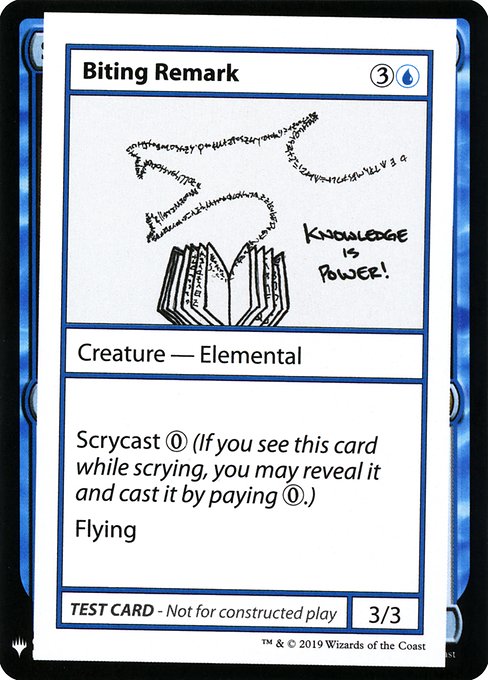 CMB1: Biting Remark