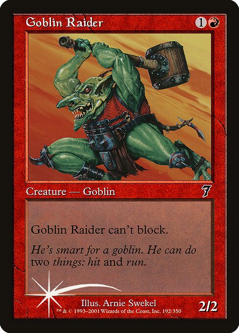 7ED: Goblin Raider (Foil)