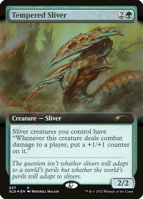 SLD: Tempered Sliver (Extended Art) (Foil)