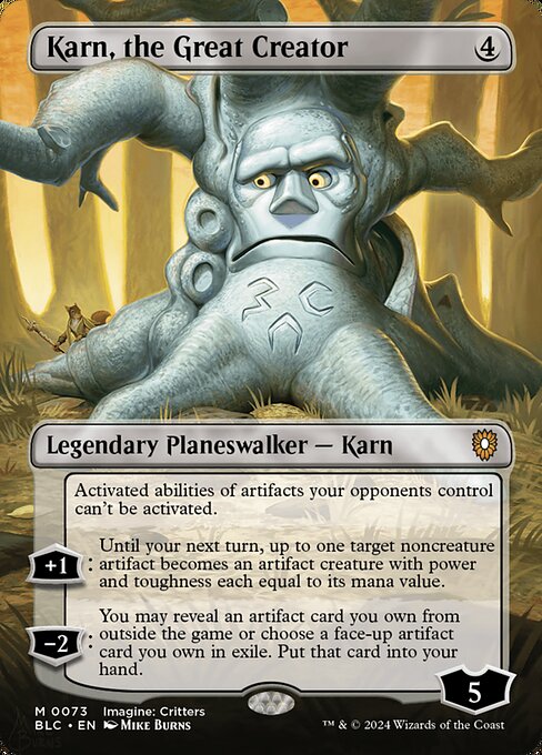 BLC: Karn, the Great Creator (Borderless) (Foil)