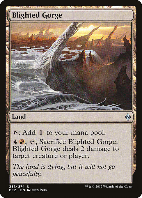 BFZ: Blighted Gorge (Foil)
