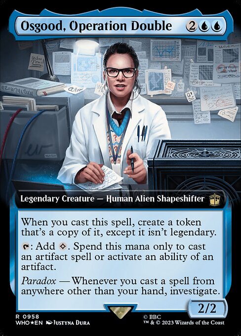 WHO: Osgood, Operation Double (Extended Art) (Surge Foil)