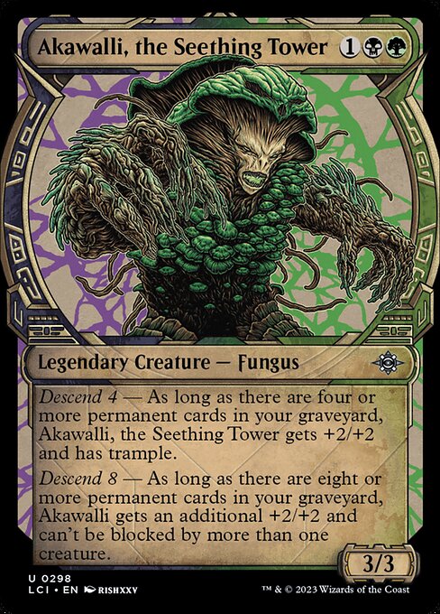 LCI: Akawalli, the Seething Tower (Showcase) (Foil)