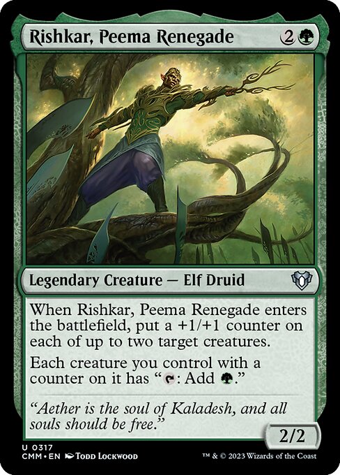 CMM: Rishkar, Peema Renegade (Foil)