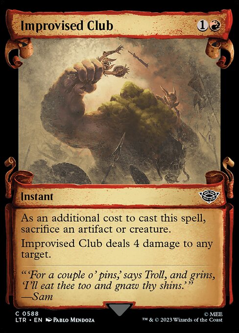 LTR: Improvised Club (Showcase Scrolls)