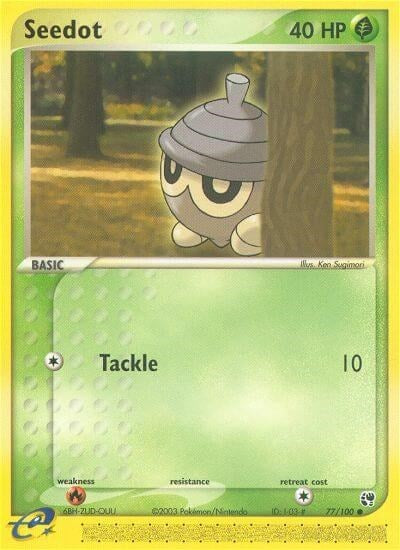 SS: Seedot - 77/100 (Reverse Holofoil)