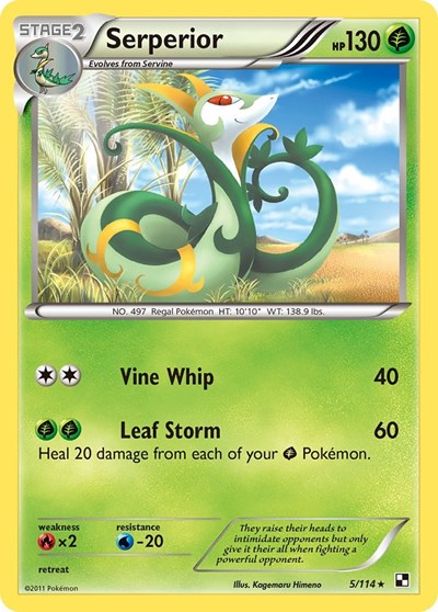 BLW: Serperior (5) (Reverse Holofoil)
