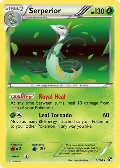 BLW: Serperior (6) (Reverse Holofoil)
