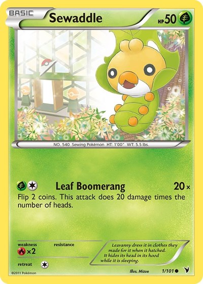 NVI: Sewaddle (Reverse Holofoil)