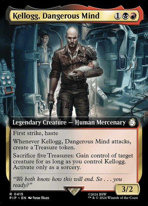 PIP: Kellogg, Dangerous Mind (Extended Art) (Foil)
