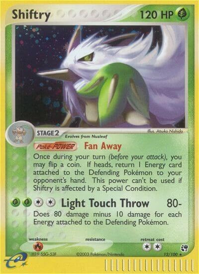 SS: Shiftry - 12/100 (Reverse Holofoil)