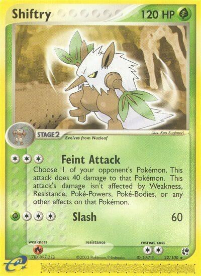 SS: Shiftry - 22/100 (Reverse Holofoil)