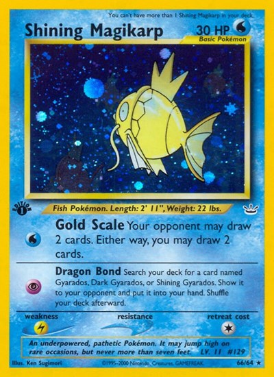 N3: Shining Magikarp (1st Edition Holofoil)