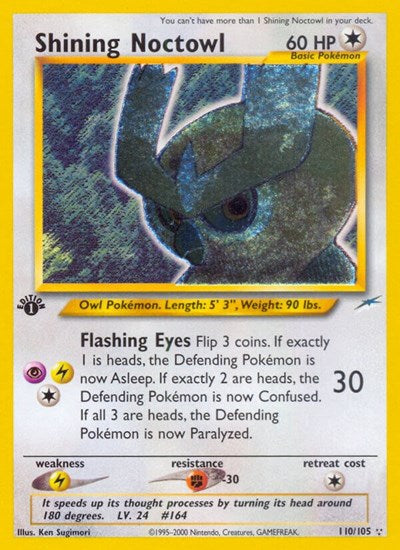 N4: Shining Noctowl (1st Edition Holofoil)